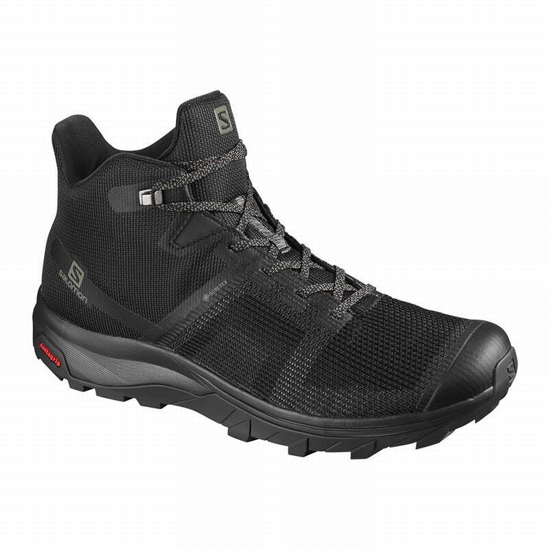 Salomon Vandresko Herre Sort - OUTLINE PRISM MID GORE-TEX (GHKBA-9216)